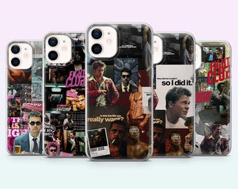 Funda para teléfono Fight Club de Tyler Durden para iPhone 17, 16, 15, 14, 13, 12, Samsung S26, S25, S24, S23, A16, A56, Pixel 10, 9Pro