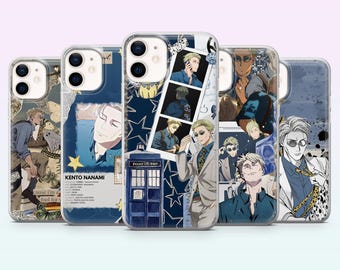 Funda para teléfono Nanami Kento Jujutsu Kaisen Anime Cover para iPhone 17, 16, 15, 14, 13, 12, Samsung S26, S25, S24, S23, A16, A56, Pixel 10, 9Pro