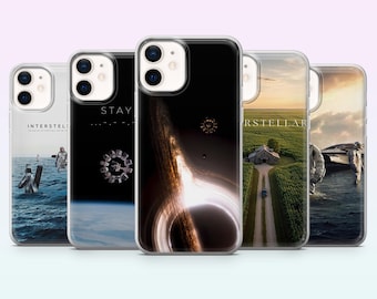 Funda para teléfono Interstellar con diseño de película espacial para iPhone 17, 16, 15, 14, 13, 12, Samsung S26, S25, S24, S23, A16, A56, Pixel 10, 9Pro