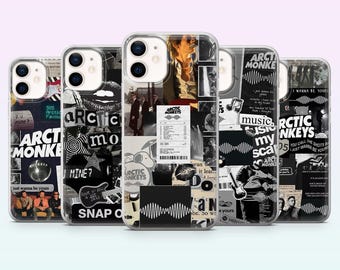 Funda para teléfono Arctic Monkeys con diseño de música indie para iPhone 17, 16, 15, 14, 13, 12, Samsung S26, S25, S24, S23, A16, A56, Pixel 10, 9A