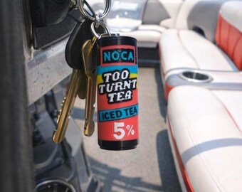 Too Turnt Tea Keychain