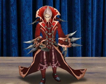 Vladimir Figure, League of Legends Statue, Hand Painted Resin Figurine, Blood Mage Collectible, LoL Desk Decor Gift