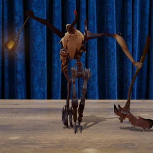 Fiddlesticks Figure Statue, League of Legends Collectible, Hand Painted Scarecrow Figurine, Gaming Desk Decor, Horror Champion Model