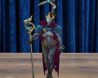 Viktor Figure, League of Legends Statue, Hand Painted Resin Figurine, Arcane Machine Herald Collectible, LoL Desk Decor