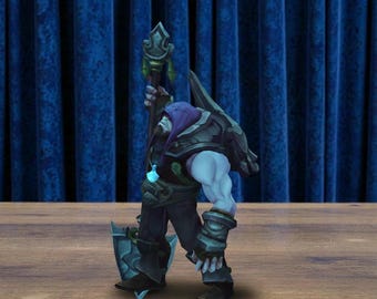 Yorick Figure, League of Legends Figurine, Hand Painted Yorick Statue, LOL Collectible, Shepherd of Souls Resin Figure, Gaming Desk Decor