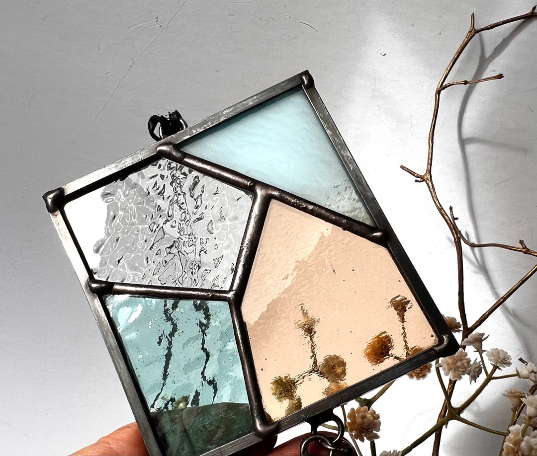 Photo inspiration: Stained Glass Panel Wall Decor Reference: Stained Glass Small Panel Wall Decor Suncatcher Home Decor