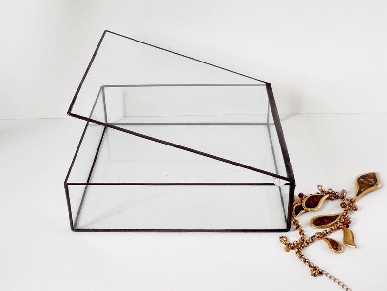 10 x 10 Glass Box Large Glass Display Box Glass Etsy