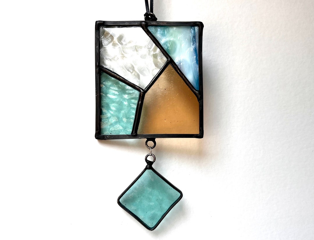 Curated visual reference: Fresh Look at Stained Glass Small Panel Wall Decor Suncatcher Home Decor