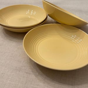 Juego de 4 cuencos para pasta Royal Doulton Gordon Ramsay Maze amarillos de gres de 23 cm (9 pulgadas)