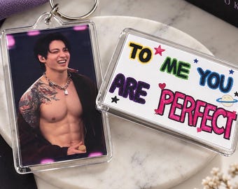 Jungkook Photo Keychain | BTS LA Day 4 Keychain | "To Me You Are" ARMY Gift Joke