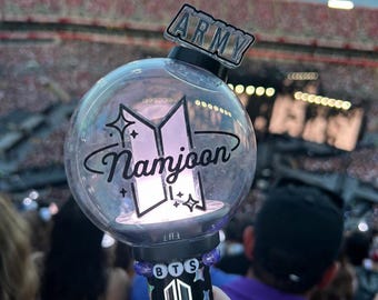 BTS Inspired Vinyl Decals for Army Bomb | Kpop Concert Lightstick Decor