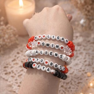 BTS Song Title Beaded Bracelet | Kpop Army Jewelry Stack
