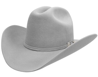 Sombrero Black Stone 100X Gris Estilo Duranguense Texana Vaquera