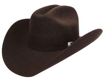 Sombrero Black Stone 100X Café Estilo Joan Sebastian Texana Vaquera