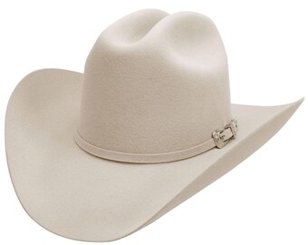 Sombrero Black Stone 100X Estilo Joan Sebastian Texana Vaquera Beige Silverbelly