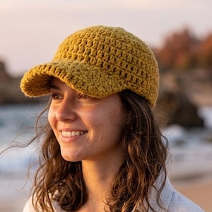 Crochet Baseball Cap Pattern | The Everyday Cap | Chunky Yarn Hat Pattern | Modern Minimalist Crochet Tutorial | Digital PDF Download
