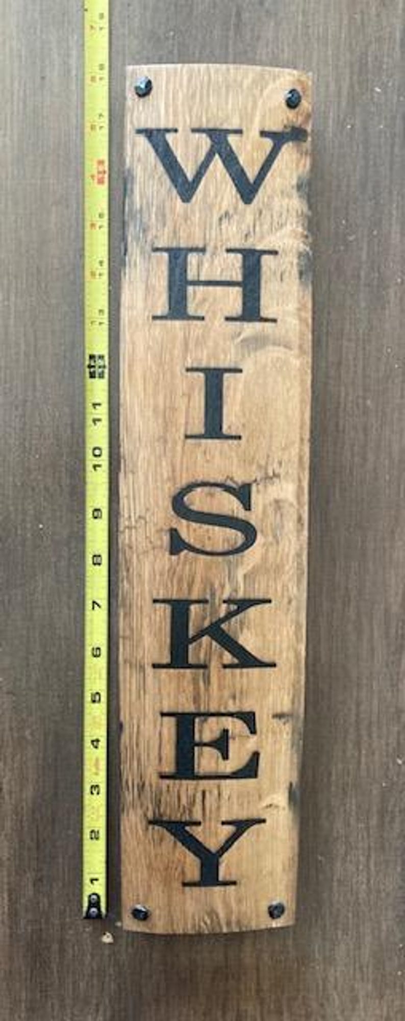 Liquor Raffle Rustic Sign Rustic Laser Engraved Whiskey Barrel Stave | Vintage Sign | Man Cave ...