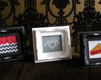 Cross-Stitch Pattern - Twin Peaks Miniatures (PDF)