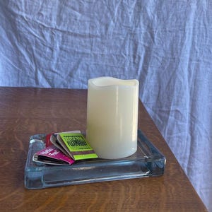 Vintage Glass Catchall Tray