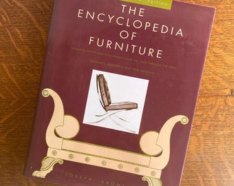 Vintage Coffee Table Book | The Encyclopedia of Furniture by Joseph Aronson