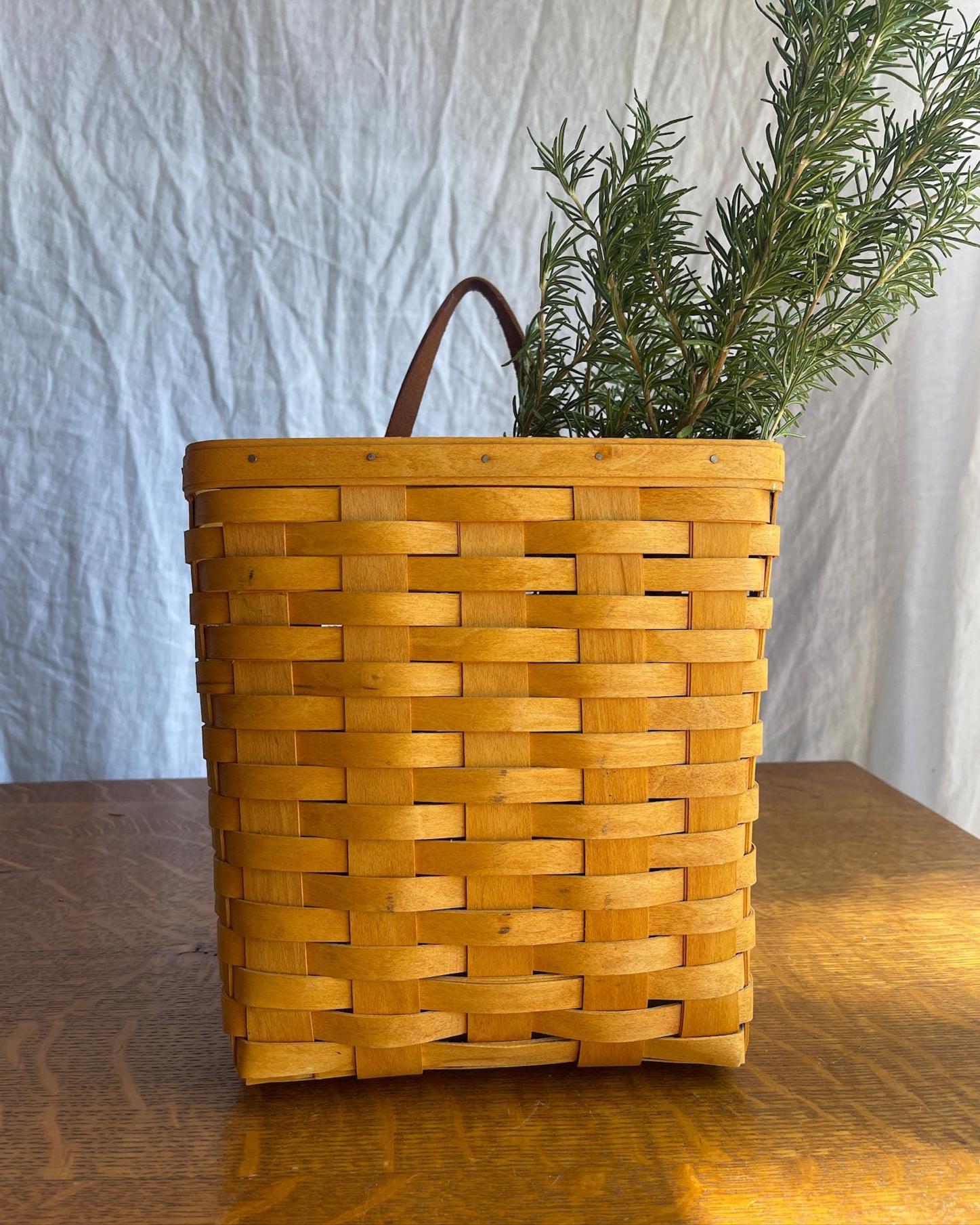 Longaberger Basket With 2 Handles - Etsy