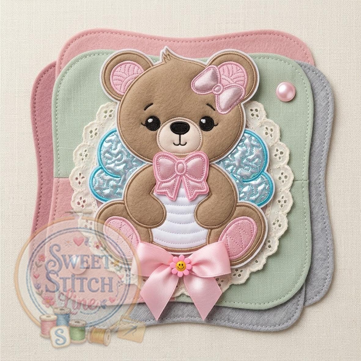 Bear Mug Rug - Etsy
