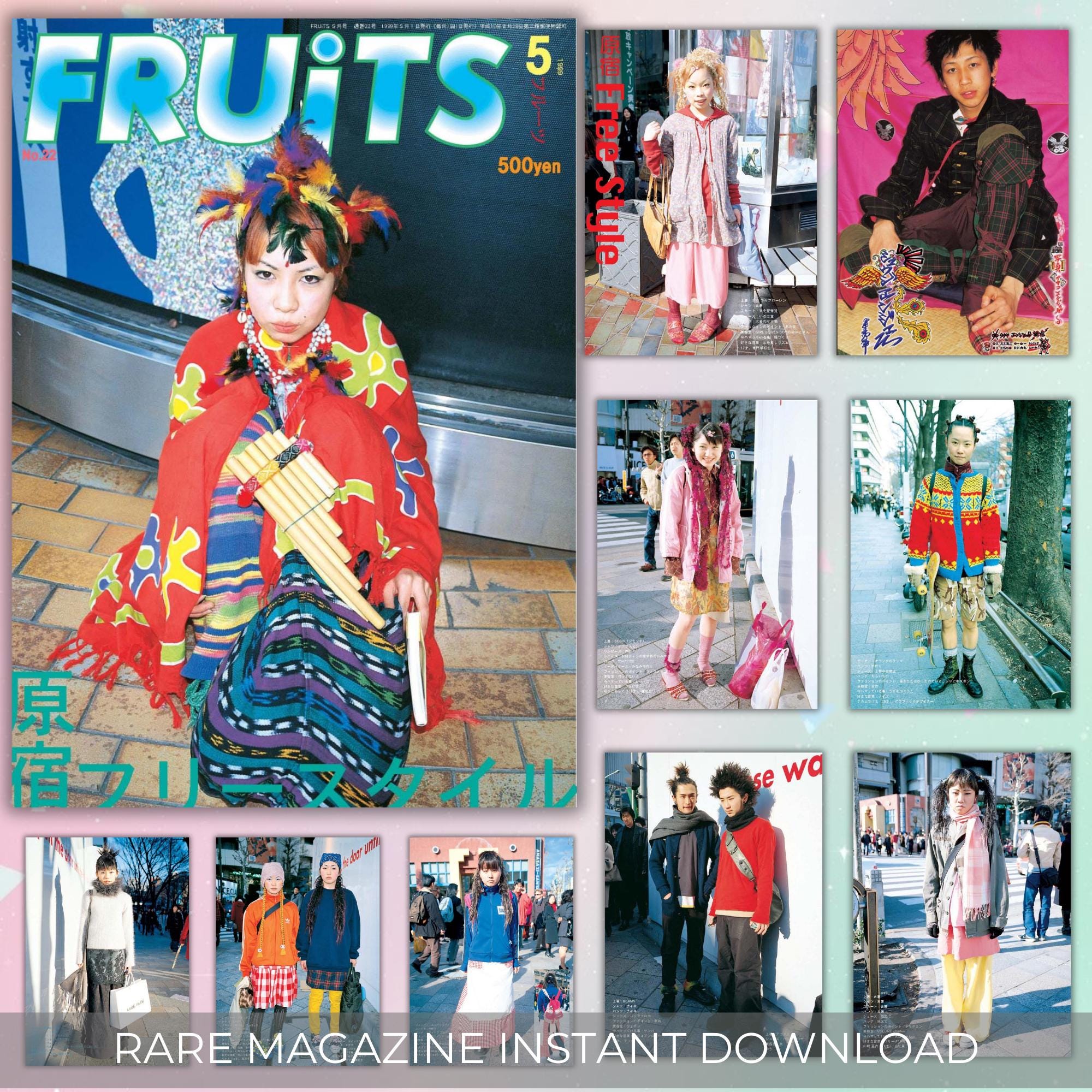 Fruits Fashion Magazine Bundle (3 Issues) | Harajuku Street