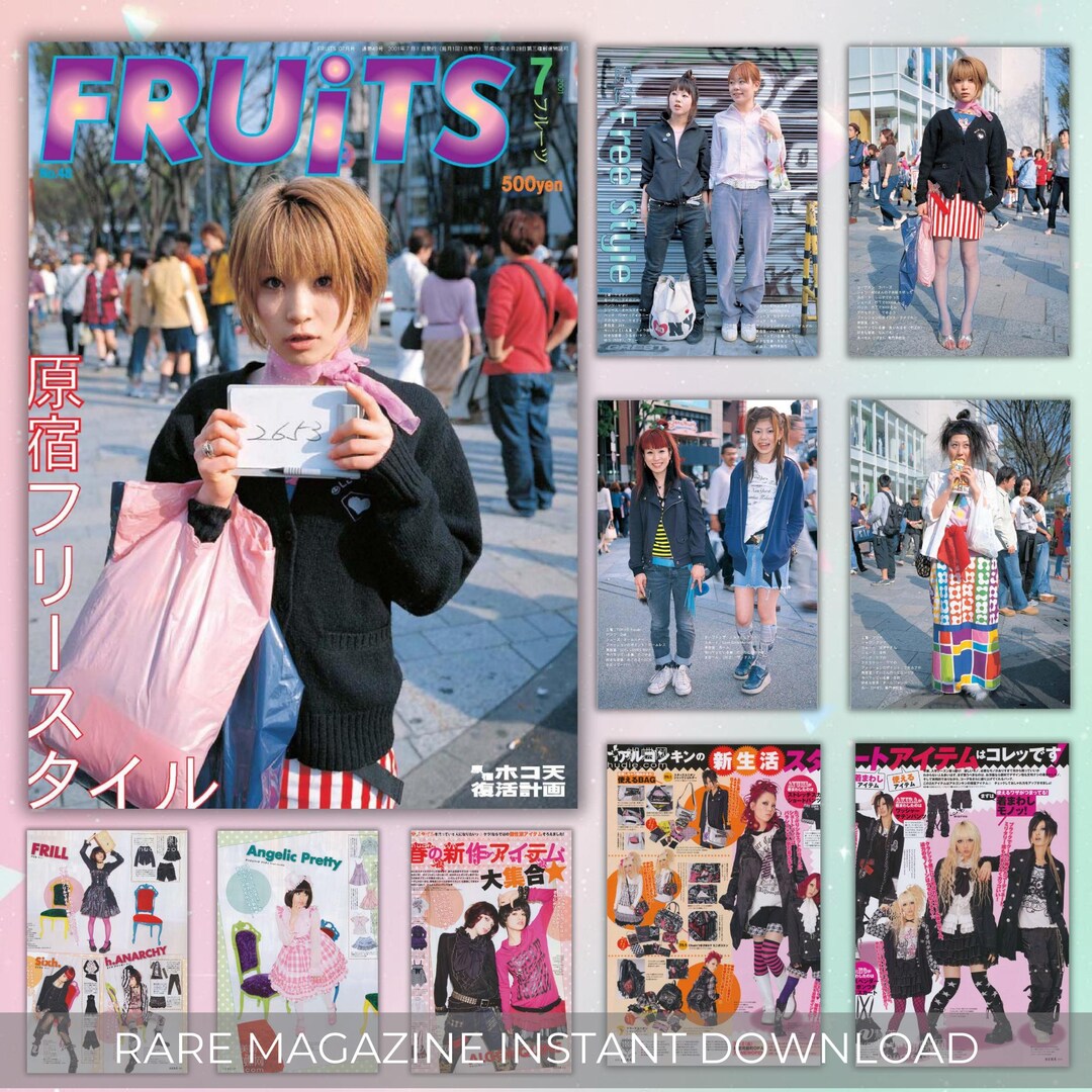 【FRUiTS】No.48 / 雑誌 フルーツ / 2001年7月 Fruits Fashion Magazine #48 July 2001 – Harajuku Street Fashion