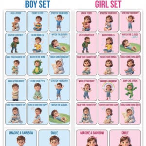 Calm Down Cards for Kids | 60 Emotional Regulation Activities | Calm Corner Printable | Feelings Cards for Toddlers |Preschool Printable PDF