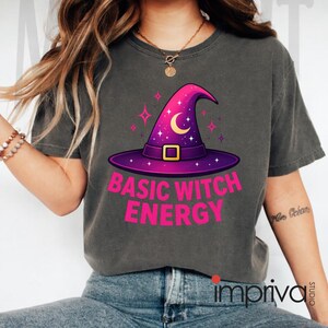 Basic Witch Energy Halloween PNG: Spooky Witch Hat Graphic (Digital Download)