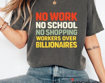 Workers Over Billionaires Protest PNG: Anti Capitalist, Workers Rights Design (Digital Download)