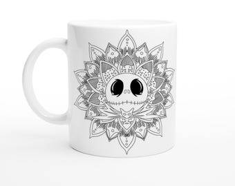 Keramische mok van 11 oz, keramiek, wit