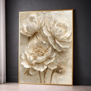 Kathryn white canvas art - Etsy 日本