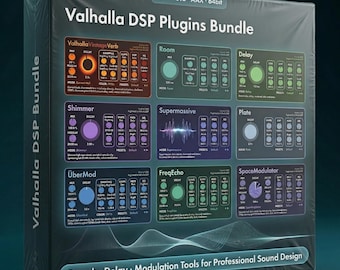 Ensemble de plug-ins DSP Valhalla | Valhalla VintageVerb | Pack de préréglages | Téléchargement instantané (Windows/Mac)