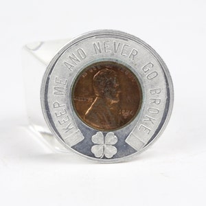 1954 Lucky Penny Charm: Golden Valley State Bank Souvenir