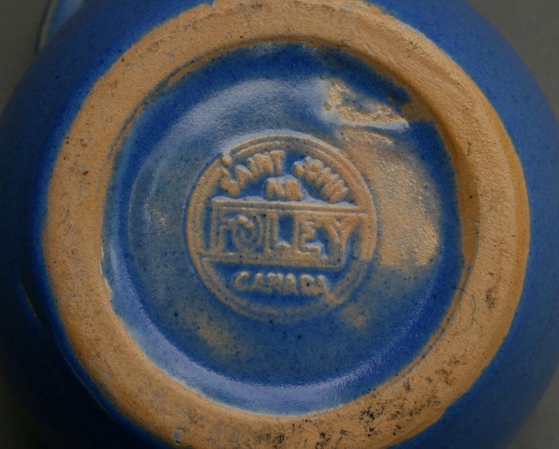 Sale Foley Pottery St. John New Brunswick Lidded Jar in Cabot Etsy