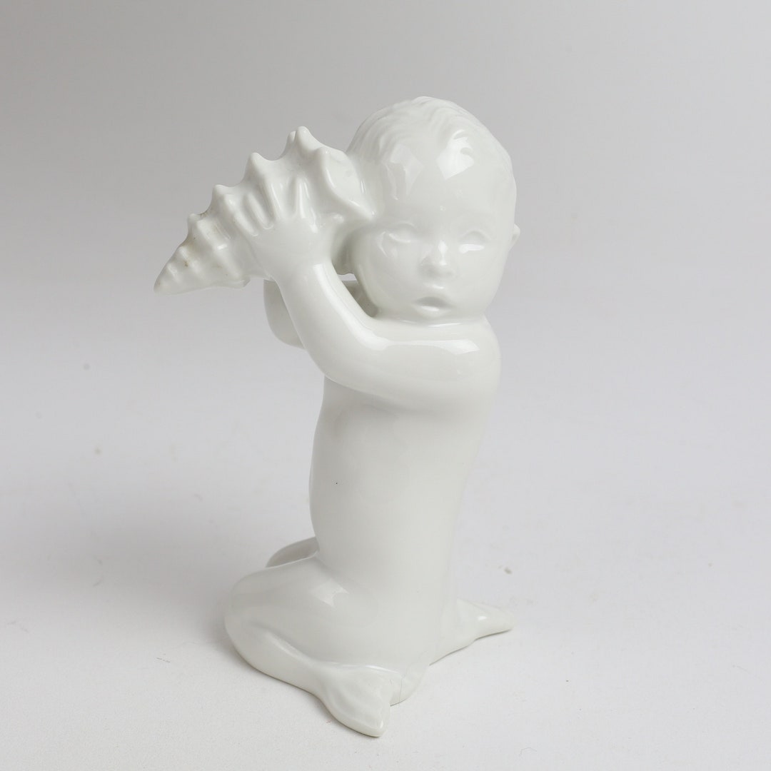 Seaboy 2264, Mer Baby With Shell, Bing & Grondahl, Copenhagen - Etsy