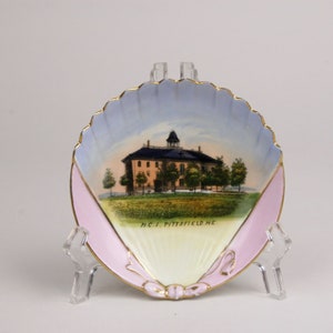 Vintage MCI Souvenir Bowl: Pittsfield Maine, Pre WWI China