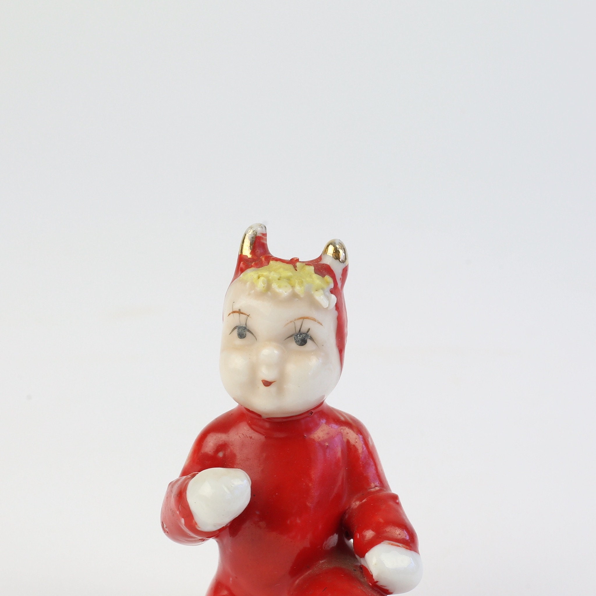 Angel With 2 Devils, SR Fine Quality Japan, Shabby Figurines Angel With 2 Devils, SR Fine Quality Japan, Shabby Figurines