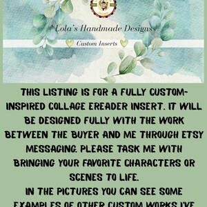 Custom eReader Insert