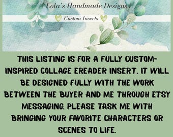 Custom eReader Insert