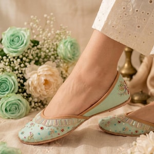 women mint green dress shoes T-Strap Green Mary Jane Shoes for Women