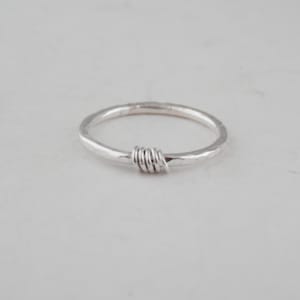 Stunning Handmade Sterling Silver 925 Fidget Moving Rings Stacking Band 1.5mm image 6