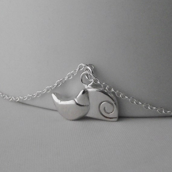 Pendentif chat articulé - Pendentifs - Bijou ambre et argent
