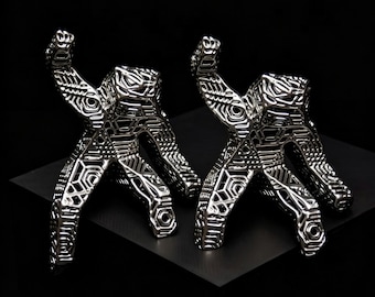 Grace Sculpture Miniature, Project Hail Mary Memorabilia, Metallic Resin 3D Printed Figure,Resin 3D Printed Mini Figure 7cm