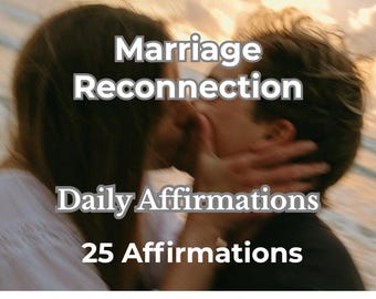 Marriage Reconnection Affirmations | Heal Relationship, Restore Love (PDF Download)