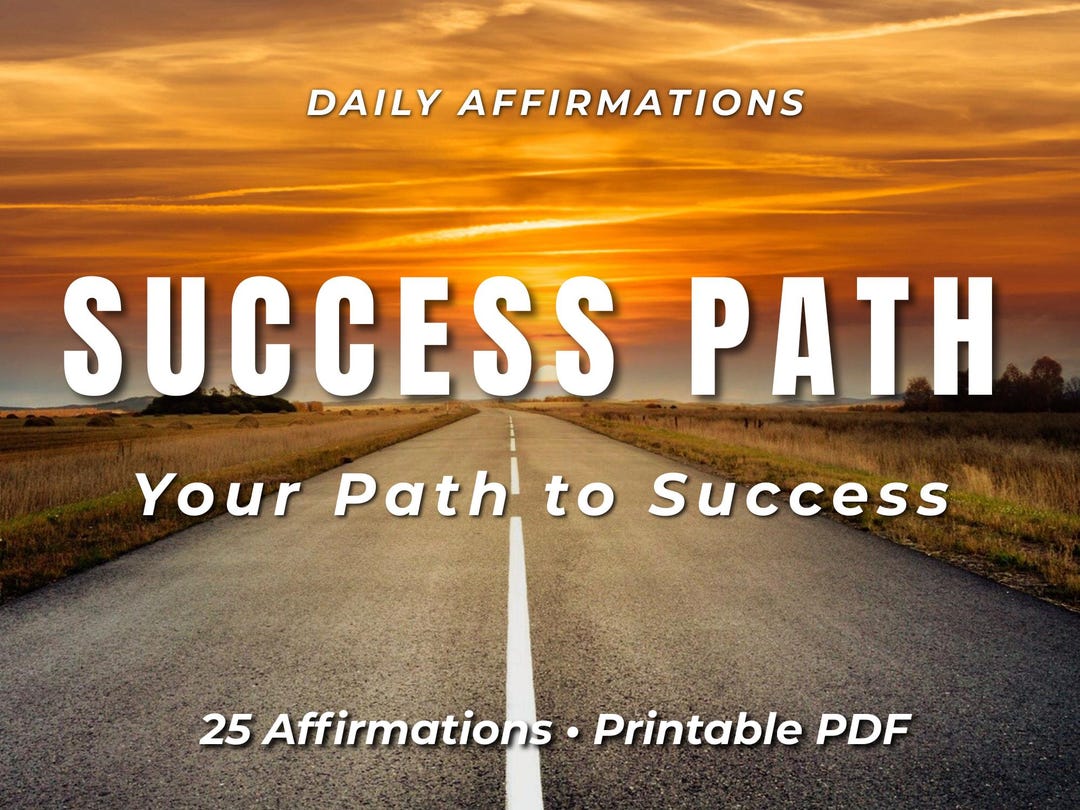Path Affirmation Success Path Affirmations – Direction, Focus & Success Mindset - Etsy
