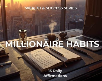 Millionaire Habits: 15 Daily Affirmations for Wealth & Success