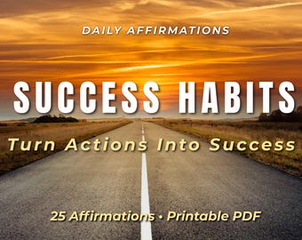 Success Habits Affirmations – Discipline, Consistency & Success Mindset