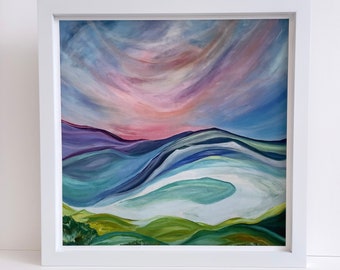 Fine Art Giclee Print of painting Sky + Earth + Soul
